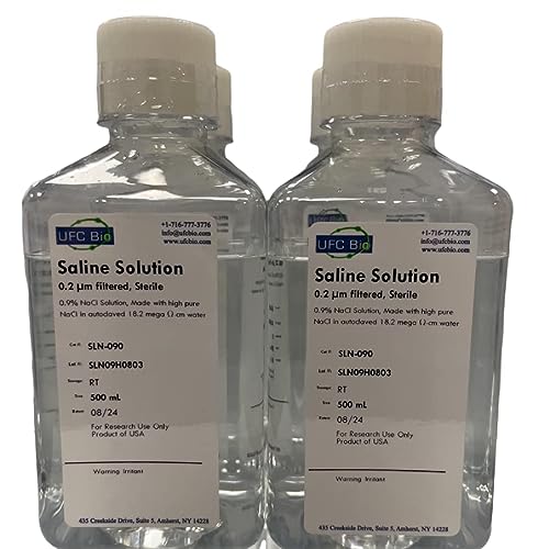 Sterile Saline Solution - Four Pack: 4x500mL Bottles