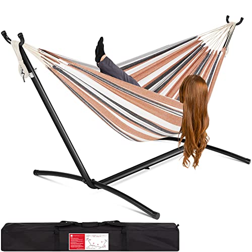 Best Choice Products 2-Person Double Hammock with Stand Set