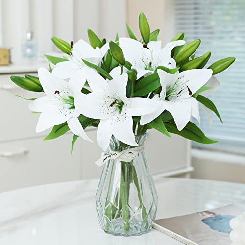 Realistic Artificial Tiger Lily Flowers for Home Decor and Events