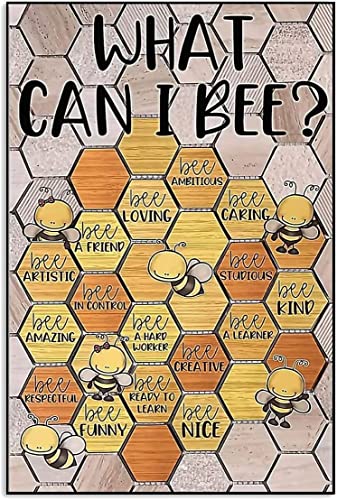 Bee Canvas Posters Wall Art