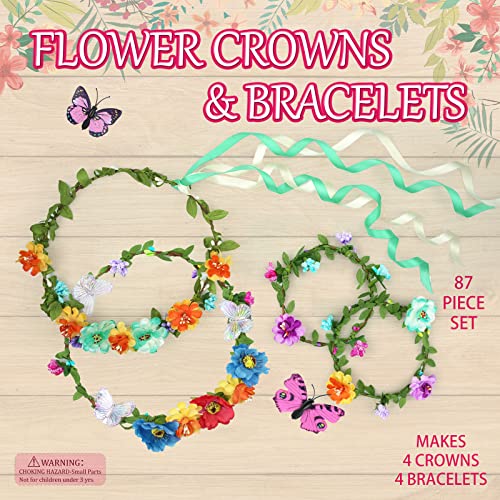 AluAbi Flower Crowns and Bracelets Craft Kit