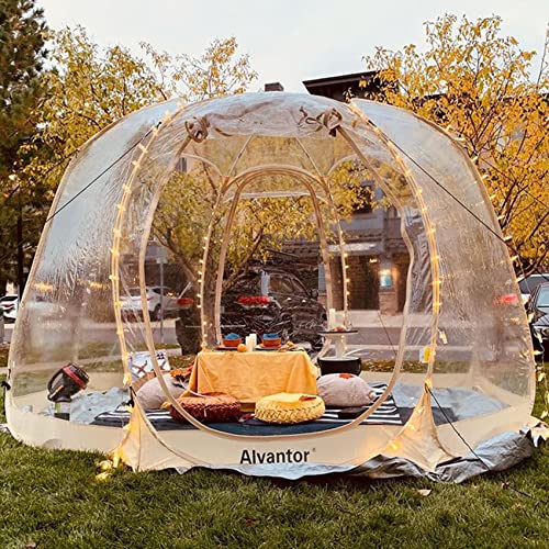 Alvantor Pop Up Bubble Tent - 12’ x 12’ Instant Igloo Tent