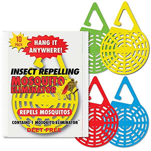 Superband Hanging Mosquito Eliminator (10 Pack) - Non-toxic and DEET-free