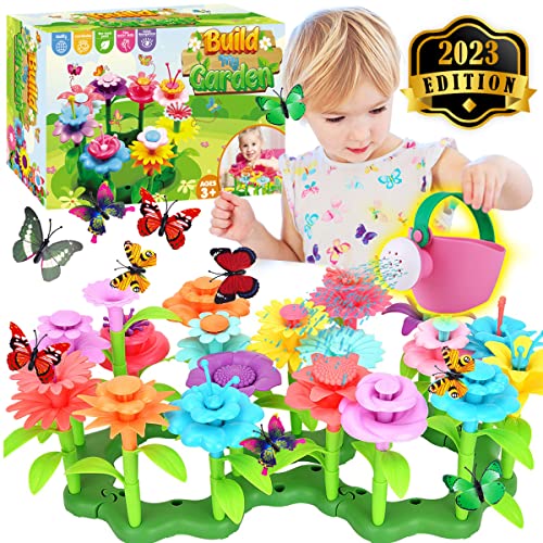 Flower Garden Building Toys for Girls