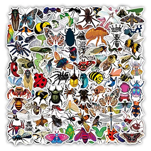 100Pcs Insects Stickers