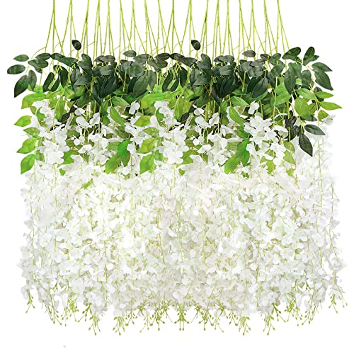 Artificial Wisteria Hanging Flowers for Wedding Party Home Decor