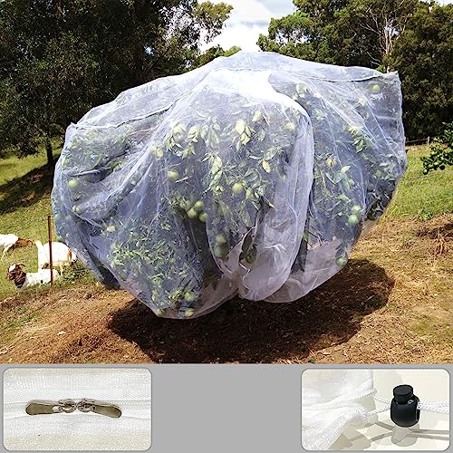 Large Fruit Tree Netting with Double Zippers
