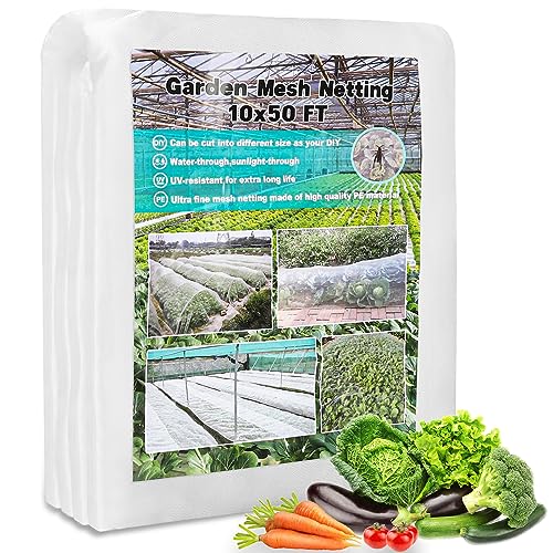 Garden Netting 10 * 50 FT Ultra Fine Garden Mesh Netting