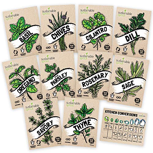 Ultimate Herb Seed Variety Pack for Year-Round Fresh Herbs