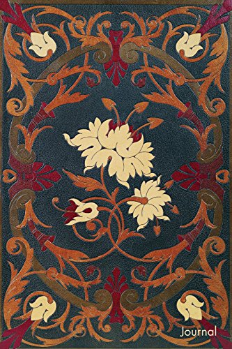 Vintage Leather Flower Journal