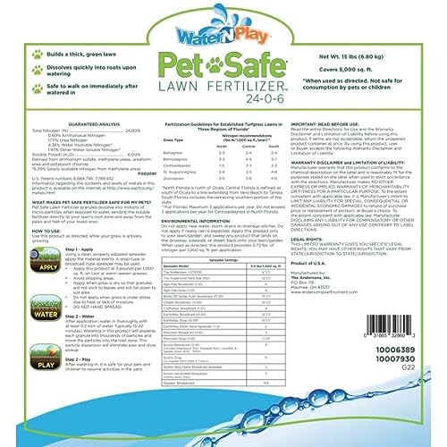 Pet Safe Lawn Fertilizer 5M