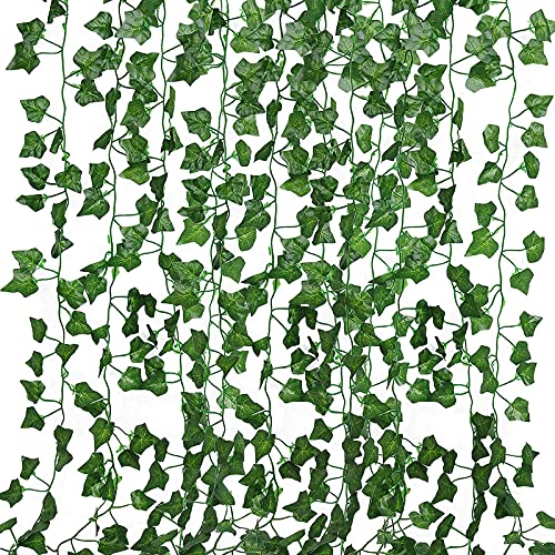 RECUTMS Artificial Ivy Fake Greenery Leaf Garland Plants Vine