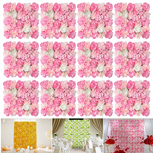 Artificial Flower Wall Panel for Home Party Wedding Backdrop