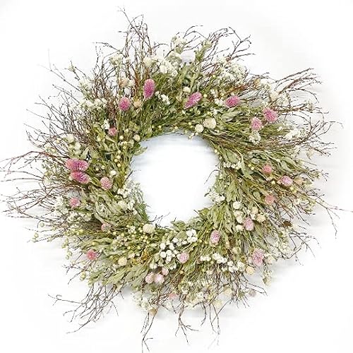 Free Spirit Wreath - Natural Dried Flower Handmade Home Decor