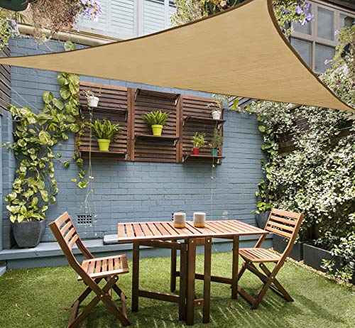 Triangle Sun Shade Sail Canopy