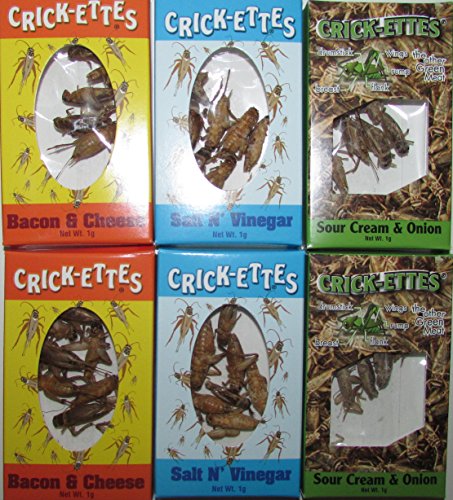 Hotlix Real Crickets Variety Pack of Six