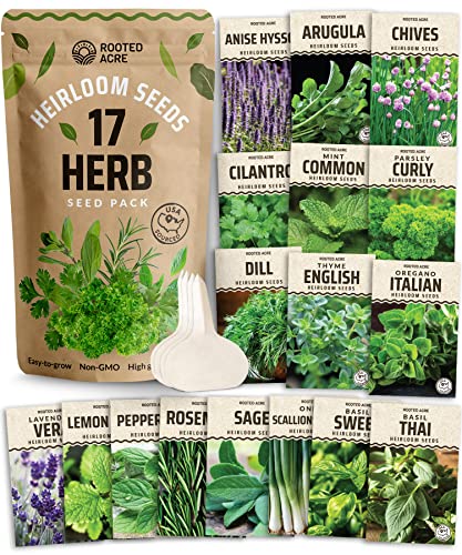 17 Herb Culinary Seed Vault