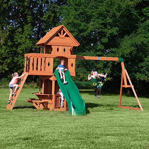 Woodland Cedar Playset Swing Set