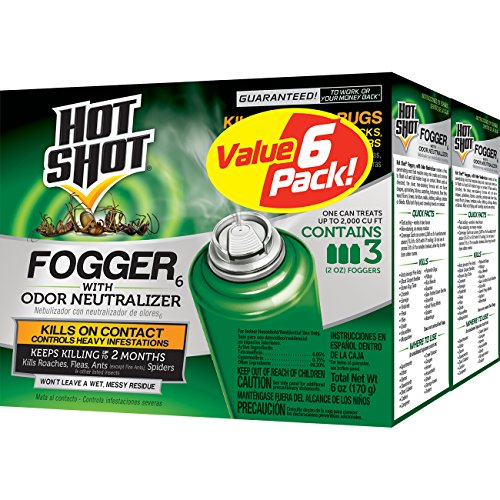 Hot Shot Fogger - Kills Roaches, Ants, Spiders & Fleas