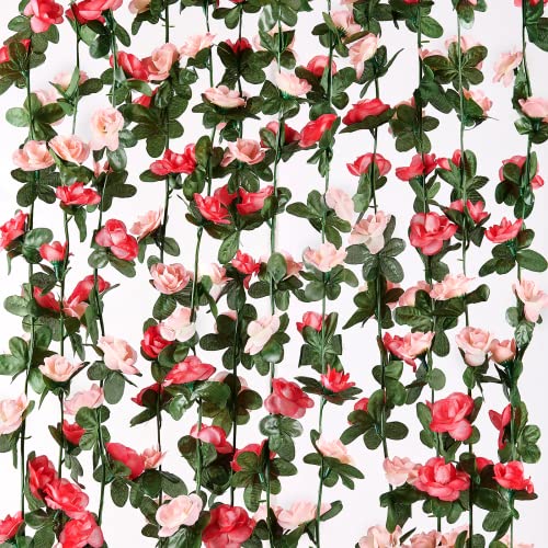 MARTINE MALL Flower Garland Rose Vines - Decorate with Romantic Charm!