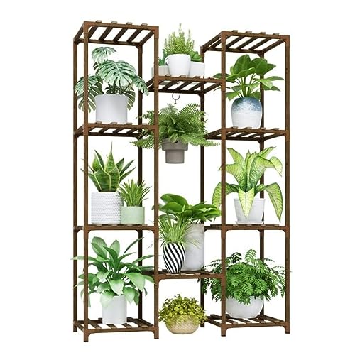 Bamworld Plant Stand - Durable Wood Holder for Indoor and Outdoor Plants