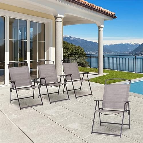 Patio Folding Chairs 4-Pack