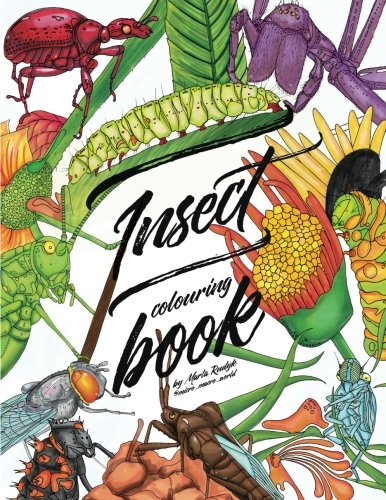 Insect Colouring Book for All Ages: A Beautiful Collection of Detailed Insect Drawings