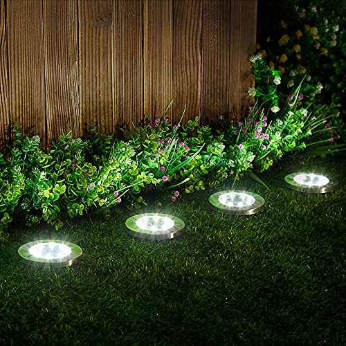 12 Pack Solar Ground Lights Outdoor