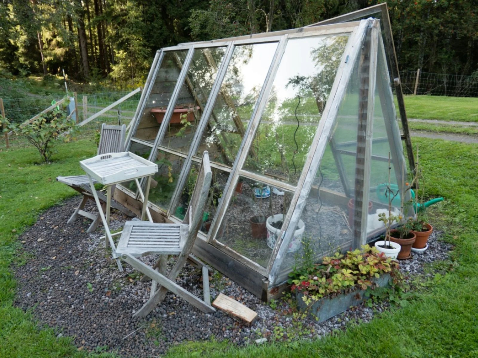 How To Build A Greenhouse Out Of Old Windows