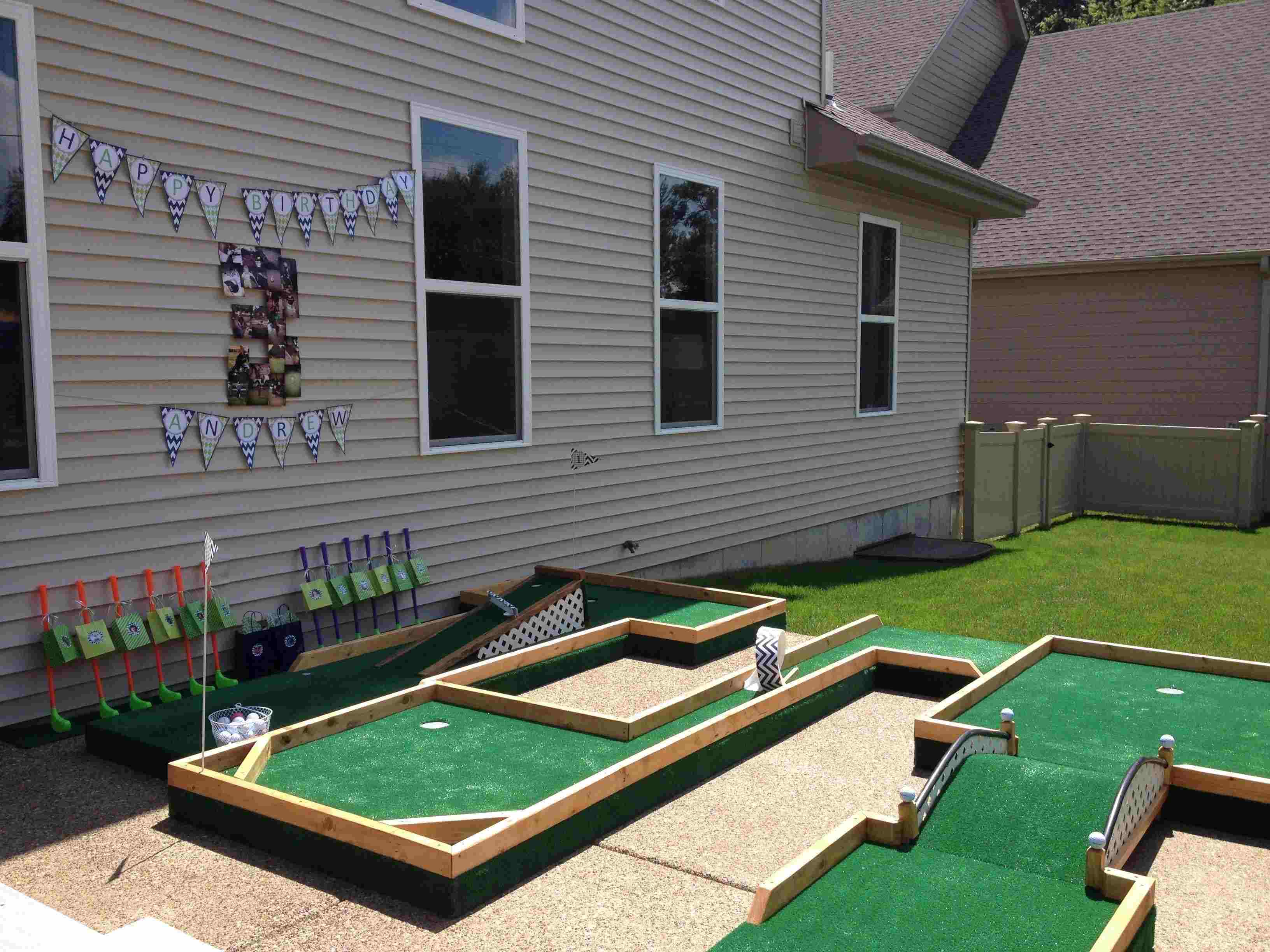 How To Build A Mini Golf Course In Your Backyard