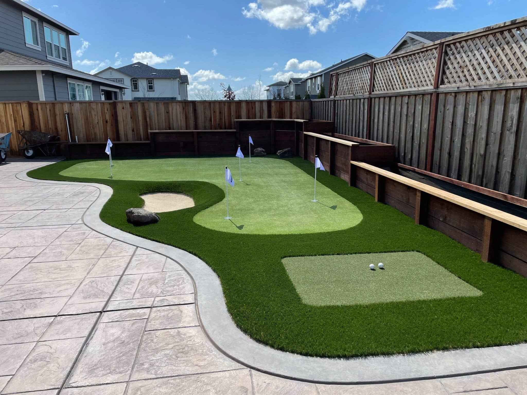 How To Install A Backyard Putting Green