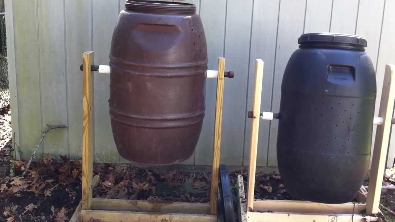 How To Make A Compost Tumbler