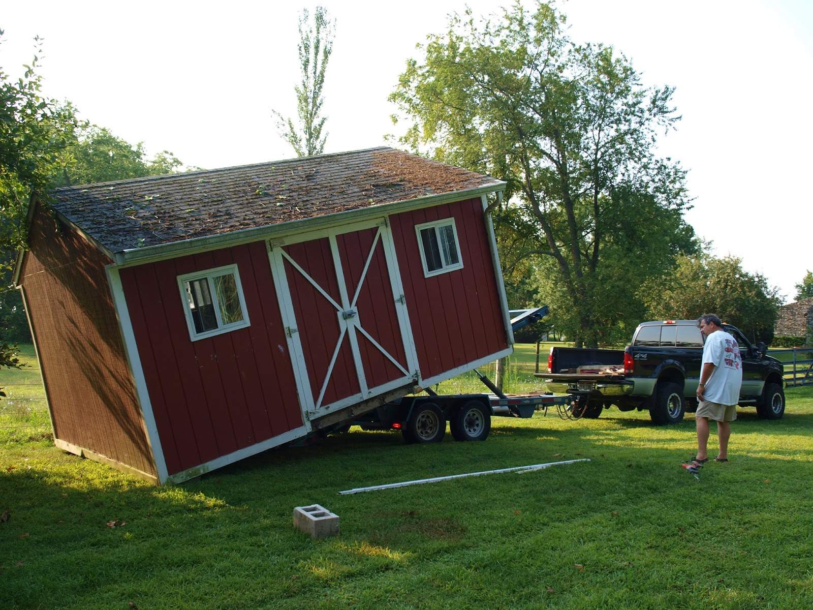 How To Move Shed In Backyard