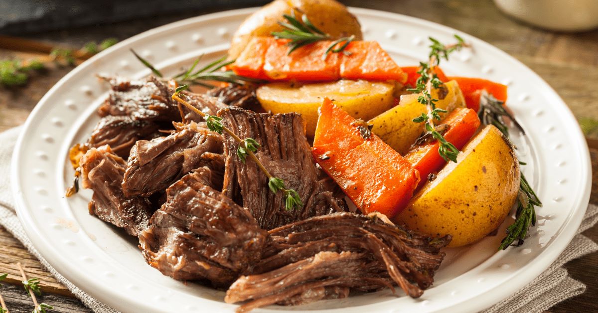 What Vegetables Go In A Pot Roast