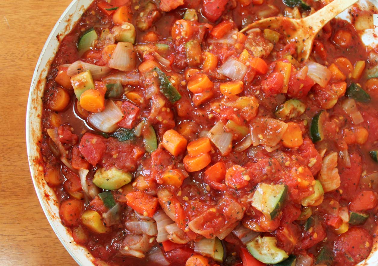 What Vegetables Go With Tomato Sauce