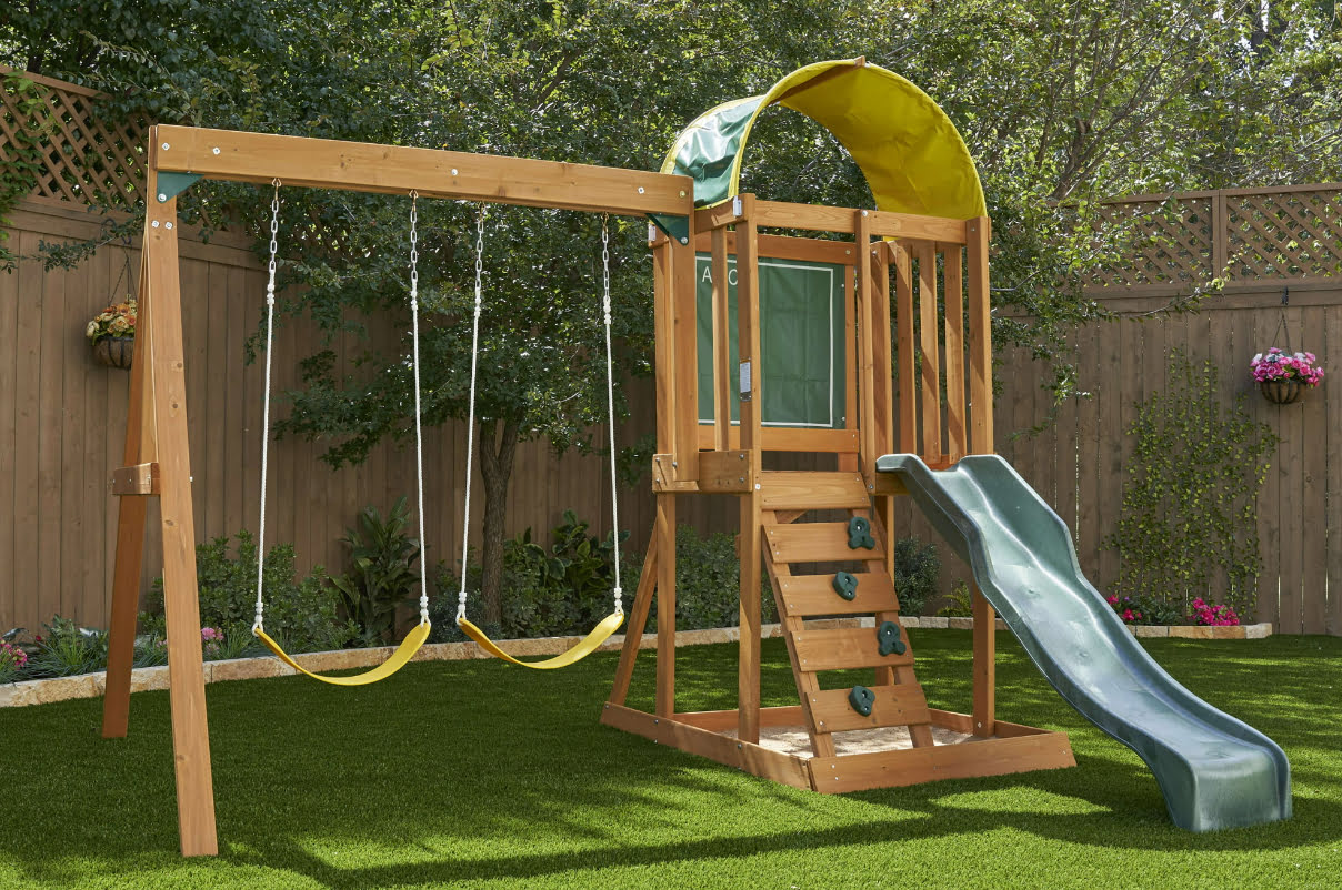 14 Unbelievable Swing Sets For Backyard for 2024