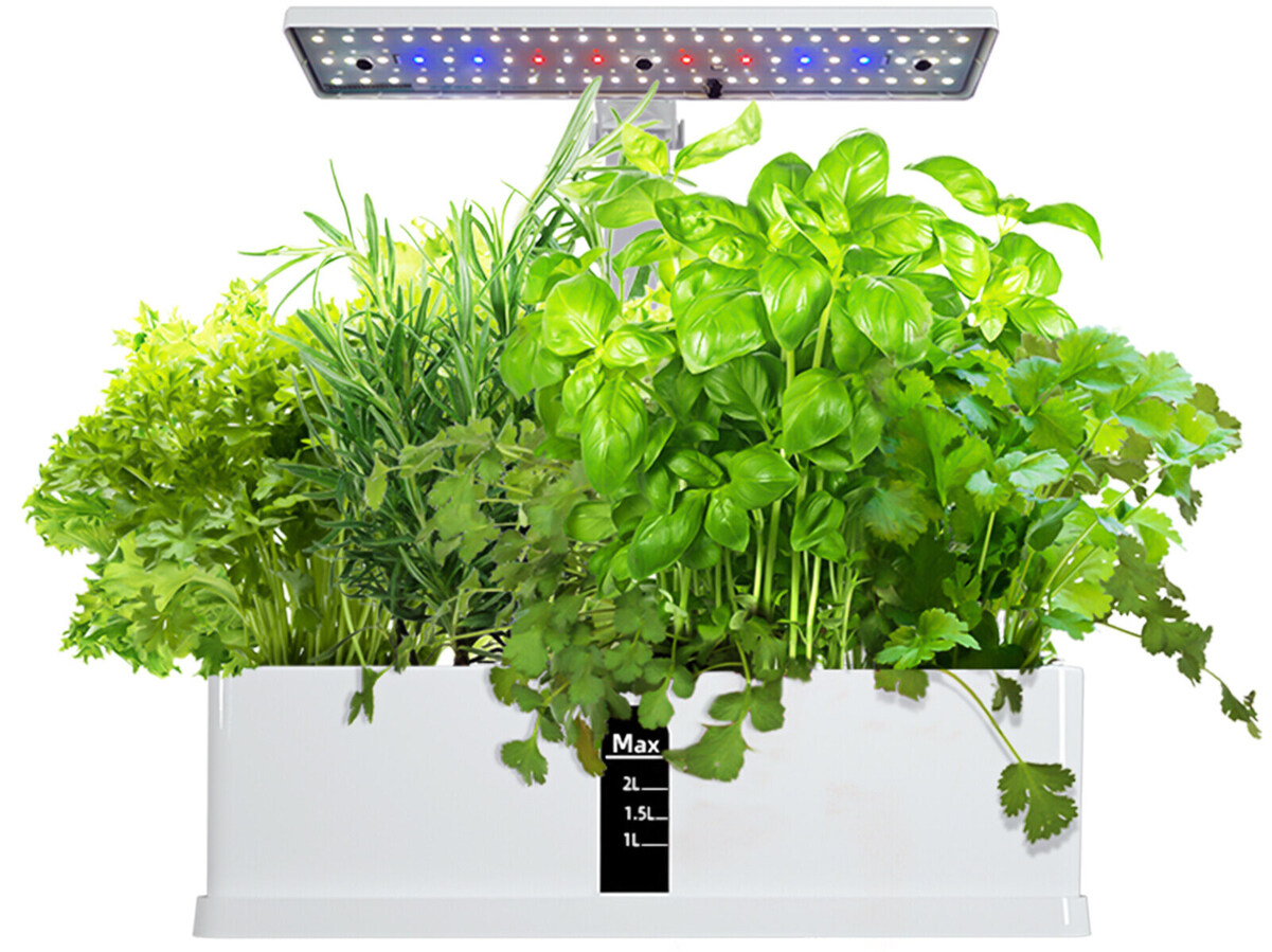 9 Unbelievable Smart Hydroponics Indoor Herb Garden Kit Mini Plant Grow With LED Light For 2024