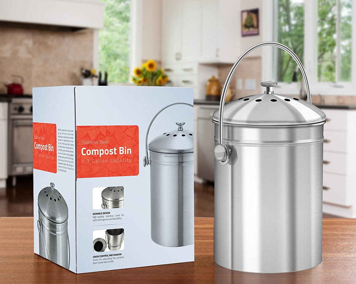 12 Superior Stainless Steel Compost Bin for 2024